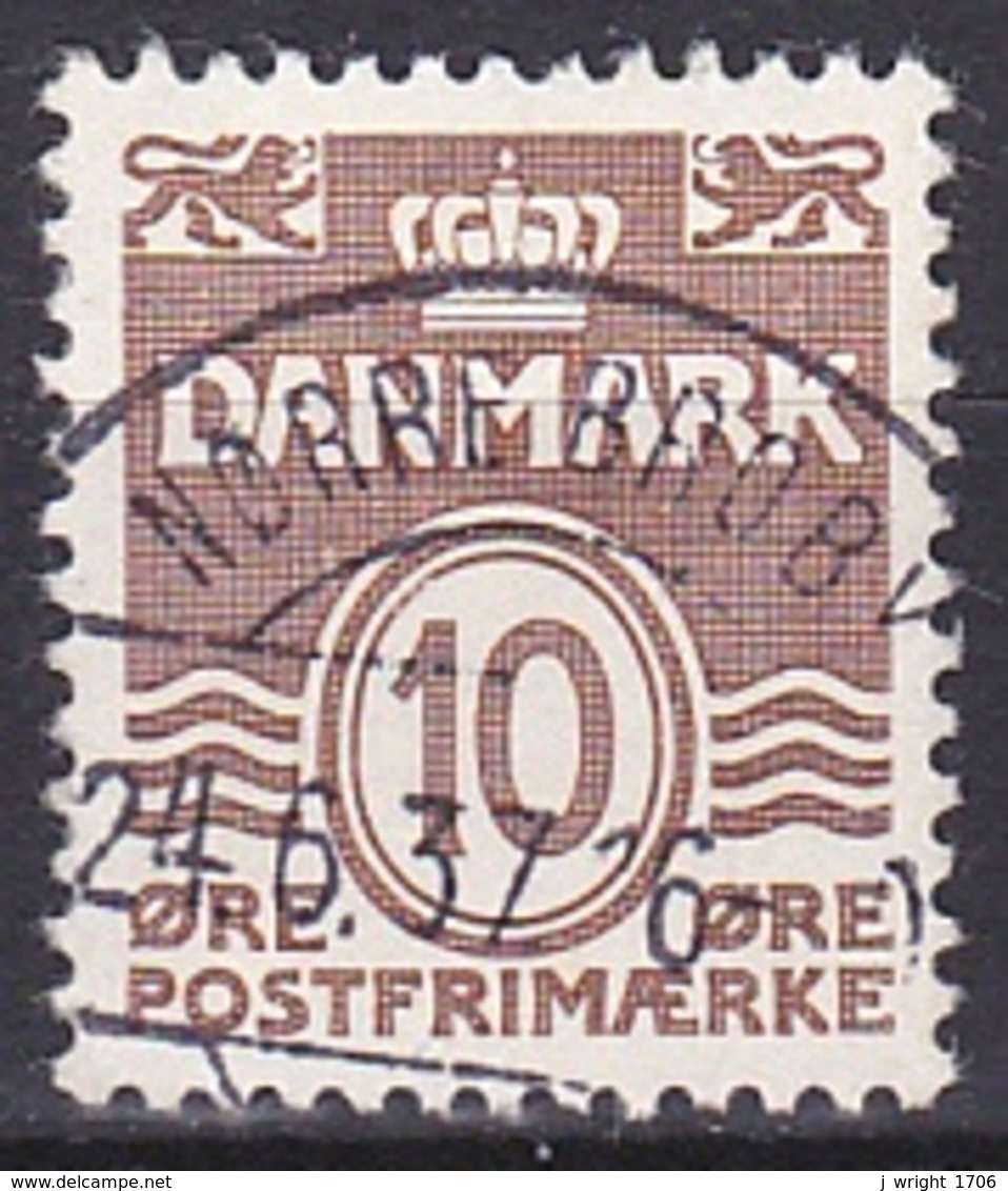 Denmark/1937 - AFA 235 - 10 ø - USED/'NØRRE BROBY' - Used Stamps