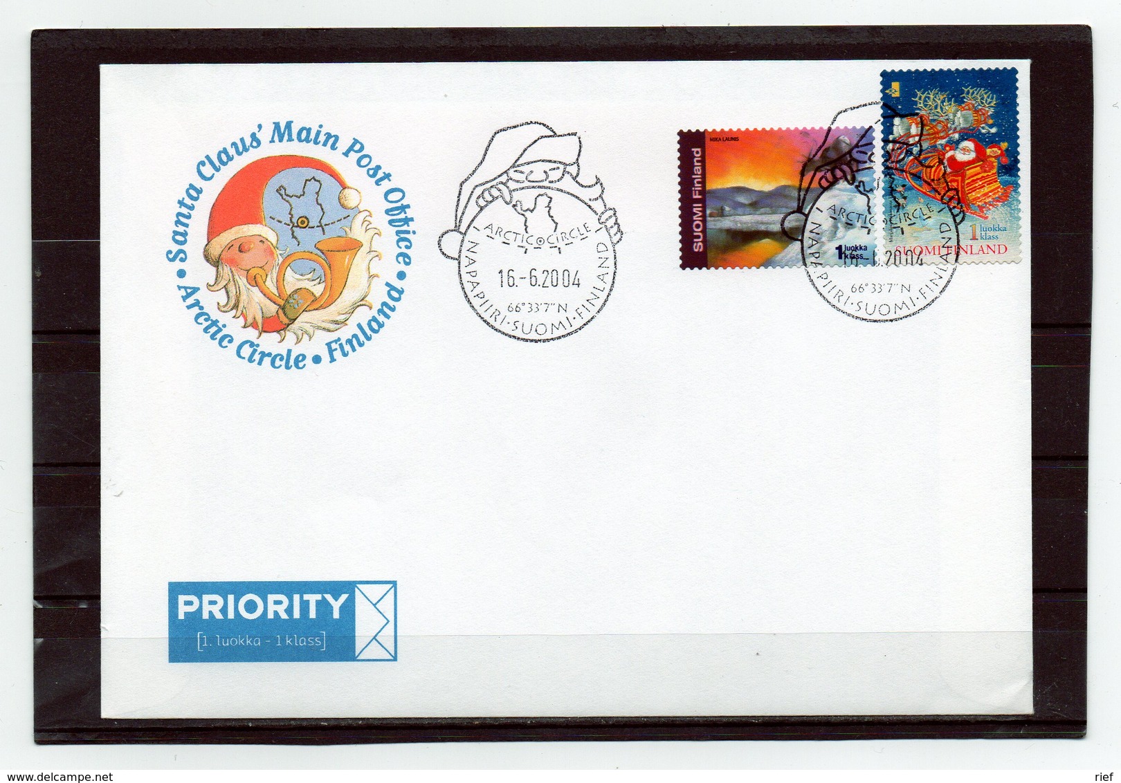 Finnland, 2004, Brief Mit Michel 1626, 1567, Sonderstempel, Polarkreis/Santa Claus - Covers & Documents