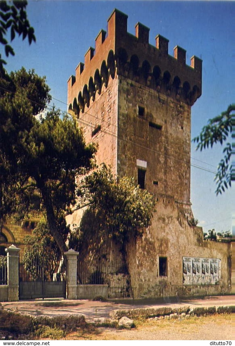 Castiglioncello - Livorno - Torre Medicea - Formato Grande Viaggiata – E 13 - Livorno