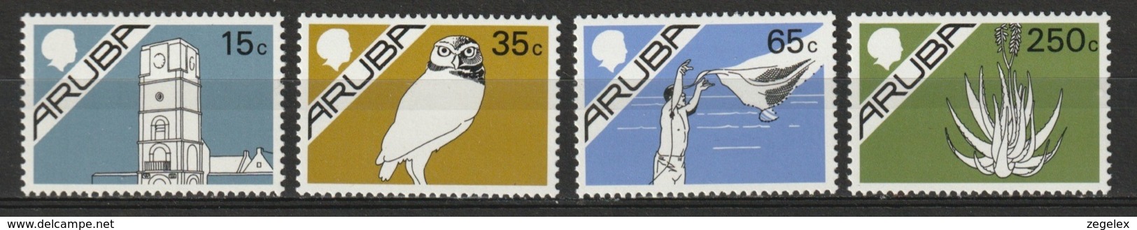Aruba 1986 Standard Series NVPH 9-12, MNH** Postfris - Niederländische Antillen, Curaçao, Aruba