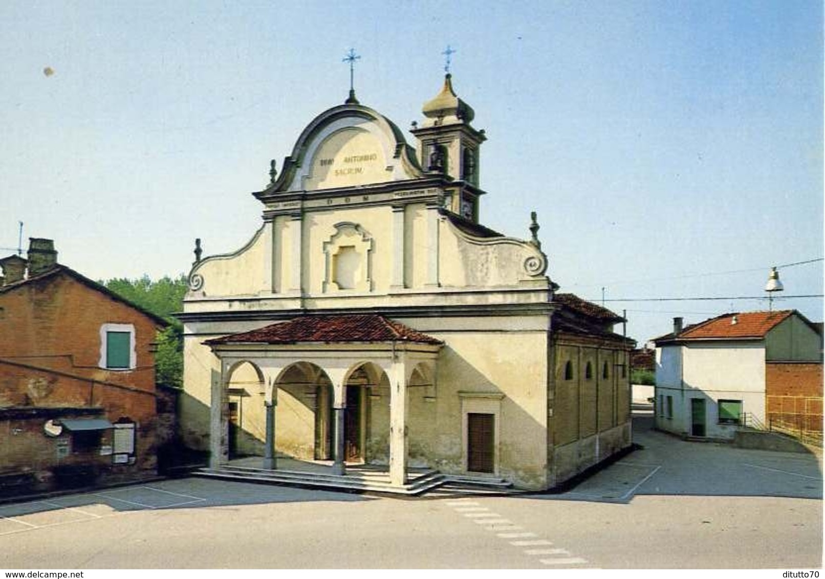 S.antonino - Vicenza - Piazza Parrocchiale - Formato Grande Non Viaggiata – E 13 - Vicenza