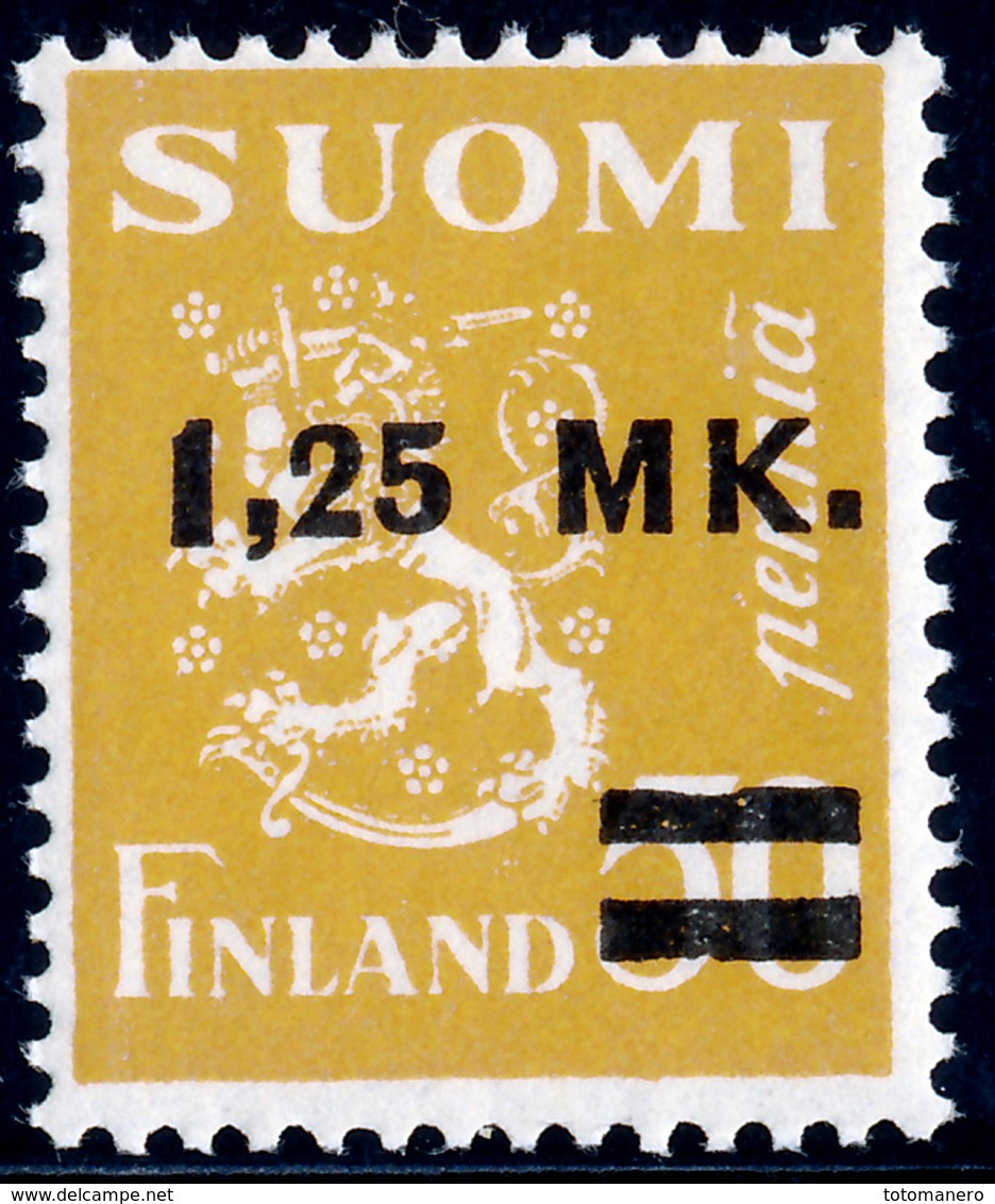 FINLAND 1931 Definitive Lion Surcharged, MI 171 I**MNH - Neufs