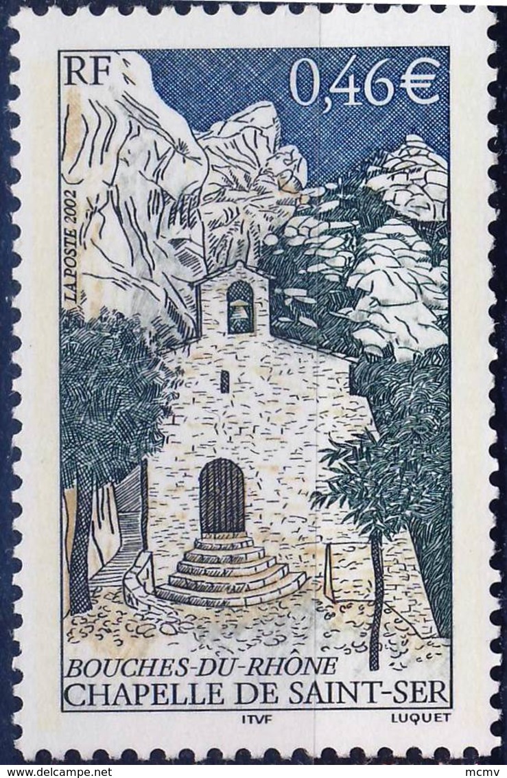 3496  CHAPELLE De St SER    NEUF** ANNEE 2002 - Unused Stamps