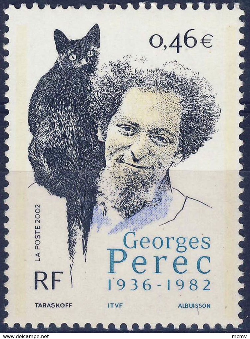 3518  GEORGE PEREC  NEUF** ANNEE 2002 - Unused Stamps
