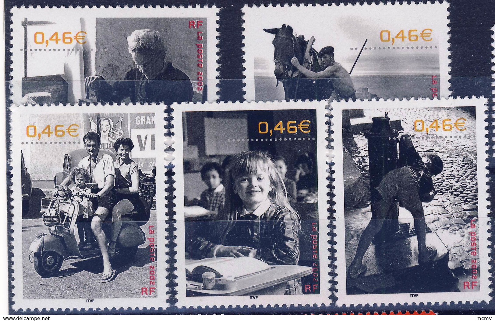 3519 à 3523  VIE QUOTIDIENNE  NEUF** ANNEE 2002 - Unused Stamps