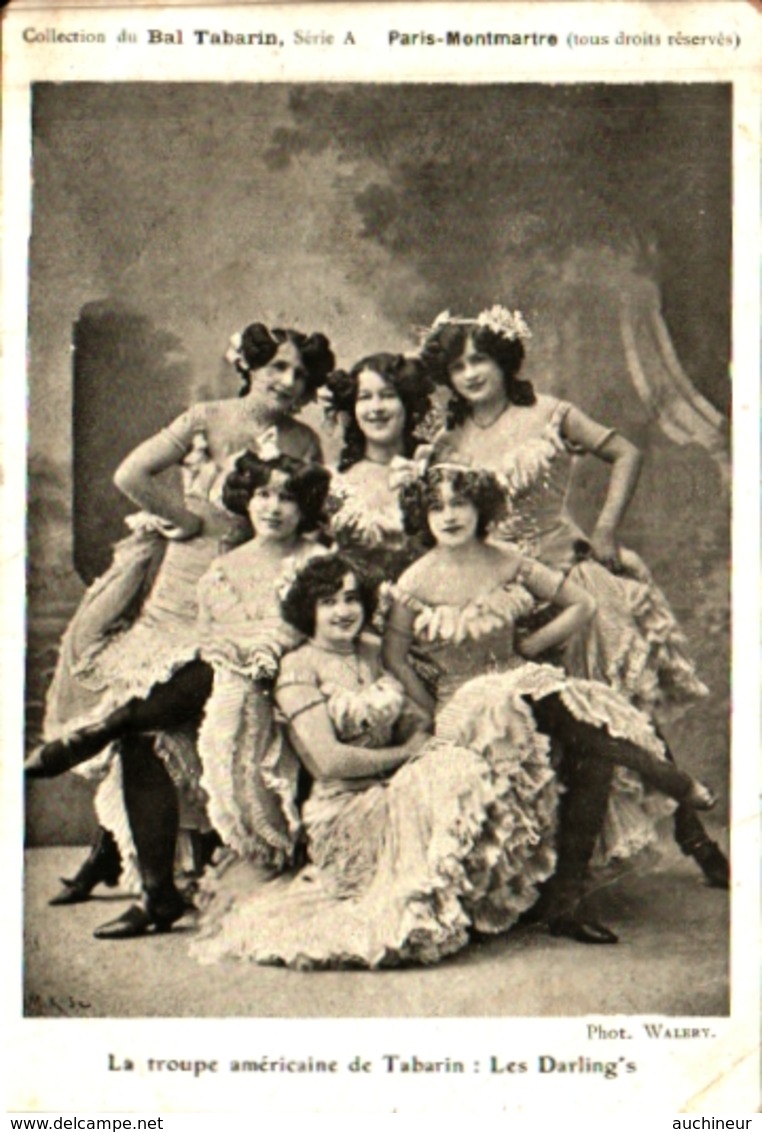 Artiste Femme 1900 - Les Darling's, Troupe Américaine De Tabarin - Schauspieler