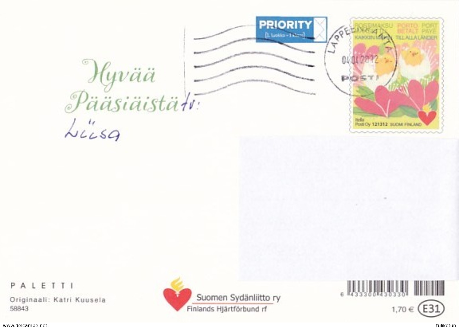 Postal Stationery - Birds - Chicks - Eggs - Willows - Finnish Heart Association - Suomi Finland - Postage Paid - RARE - Ganzsachen