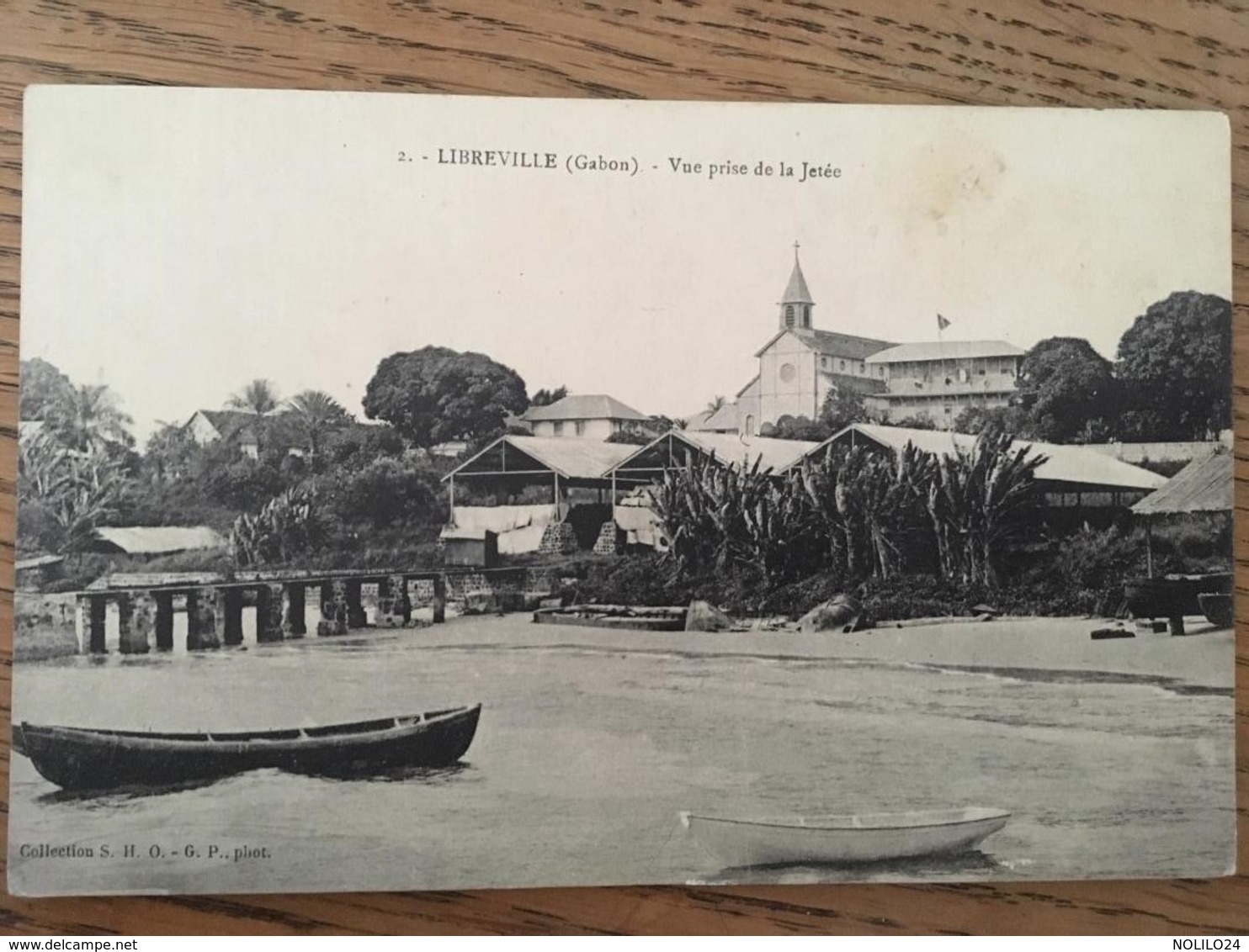 CPA, Libreville, Gabon, Vue Prise De La Jetée, écrite - Gabon