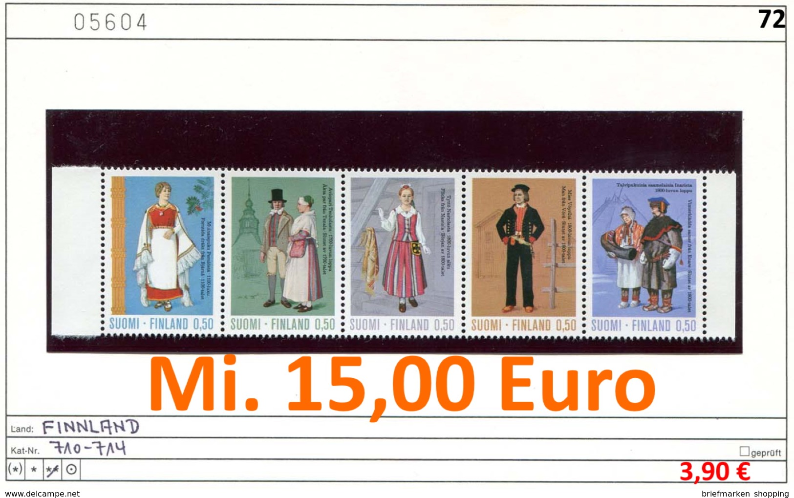 Finnland - Finland - Suomi - Finlande - Michel 710-714 - ** Mnh Neuf Postfris - - Ungebraucht