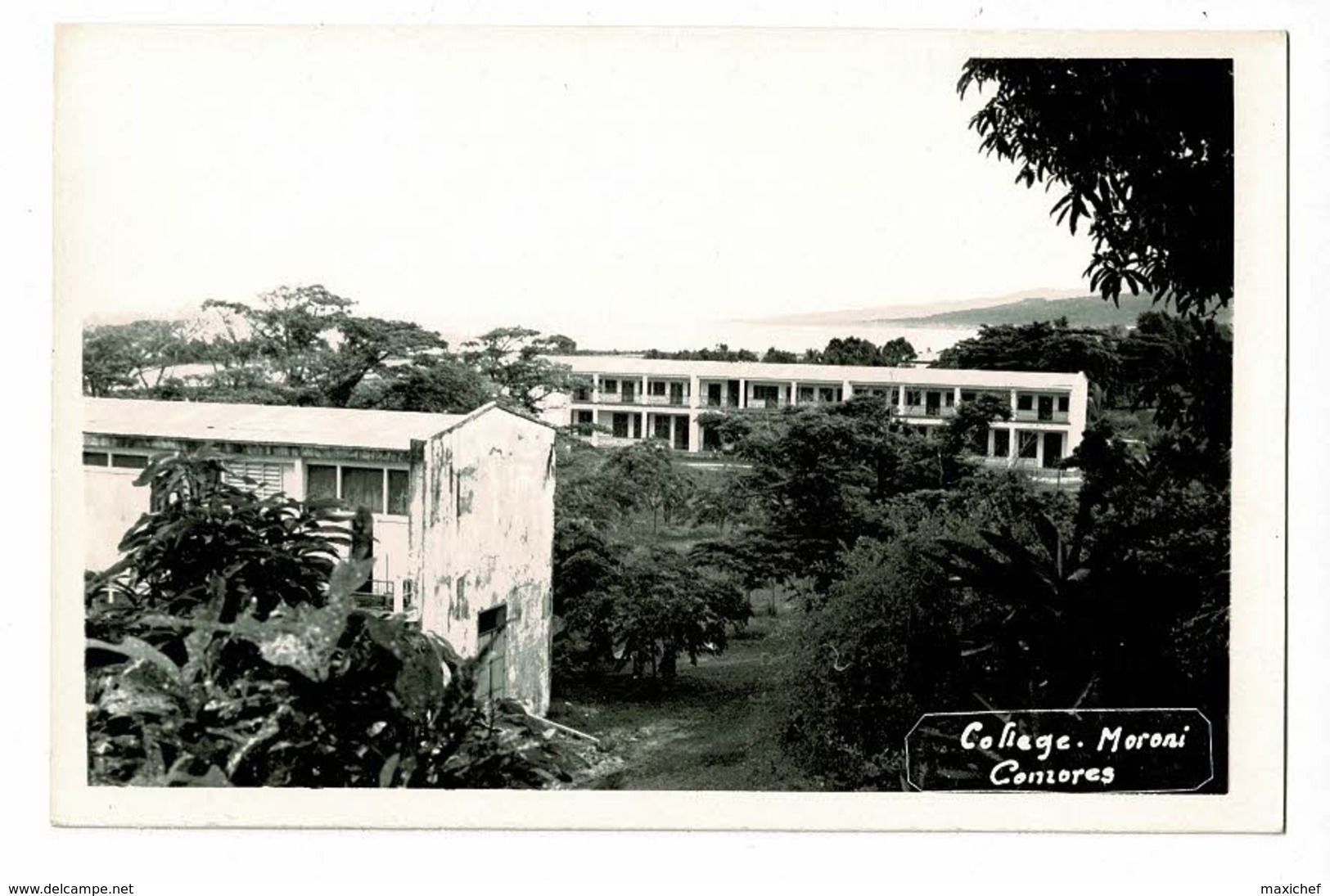 Carton Photo - Moroni - Collège - Pas Circulé - Comores