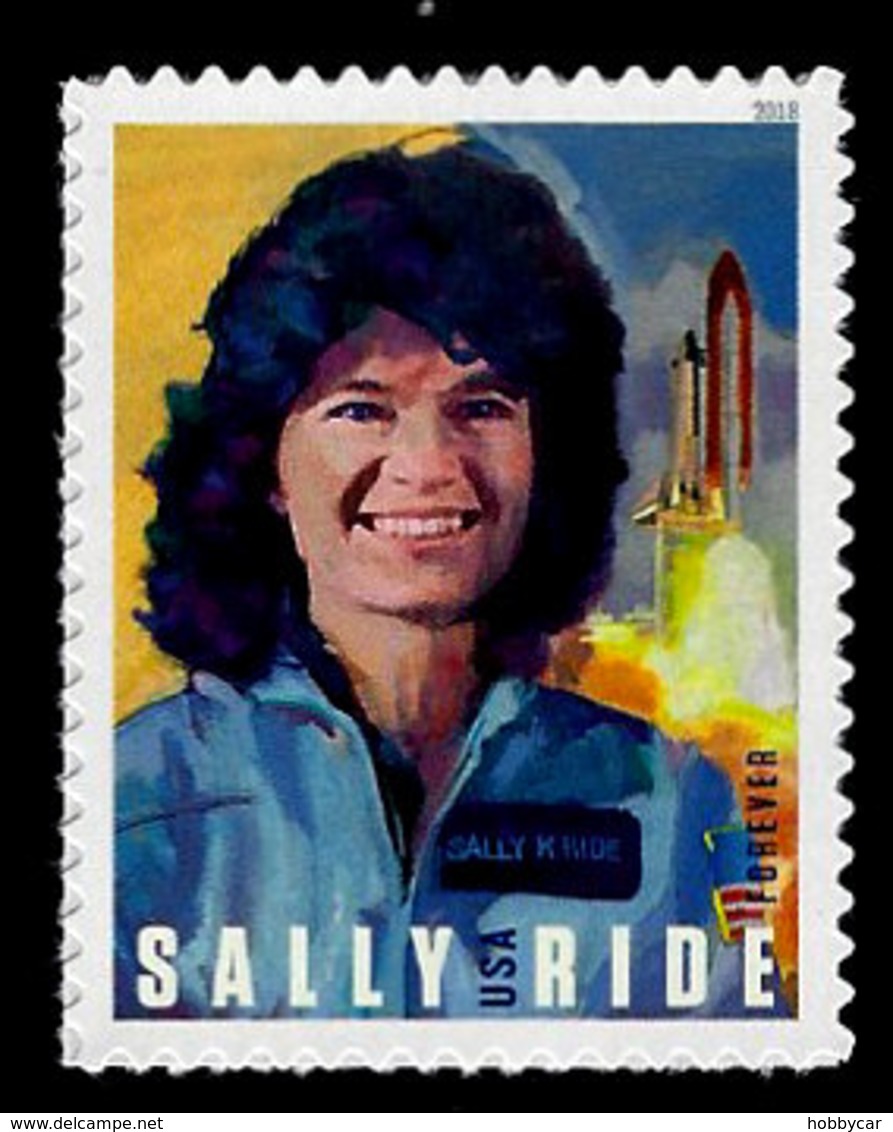 USA, 2018, 5283,Sally Ride, Astronaut, Single Forever, MNH, VF - Unused Stamps