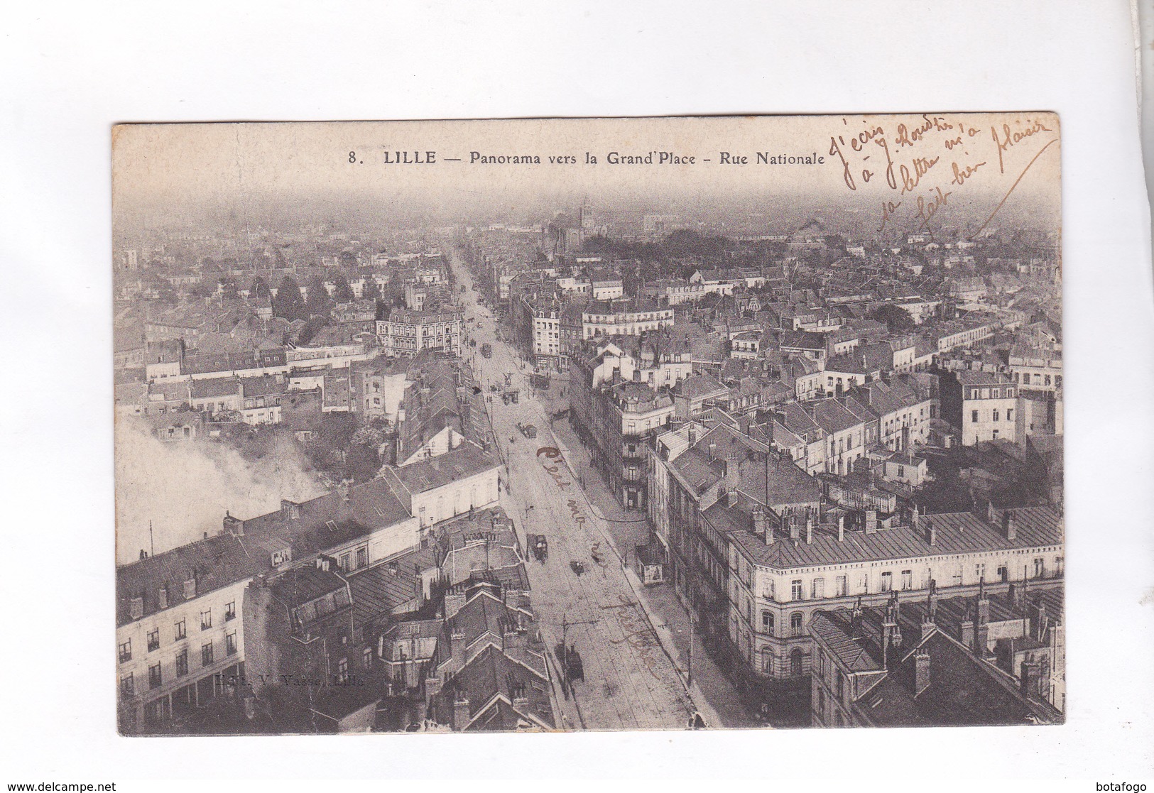 CPA  DPT 59 LILLE, PANORAMA VERS LA GRAND PLACE, - Lille