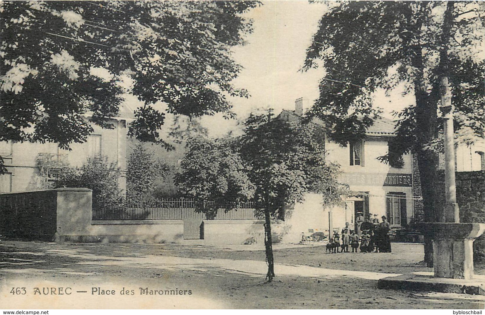 Lot 11 CPA 43 Haute Loire Aurec Gare Vue Générale Eglise Place Marronniers Pont Route Notre Dame Chateau Mairie Usines