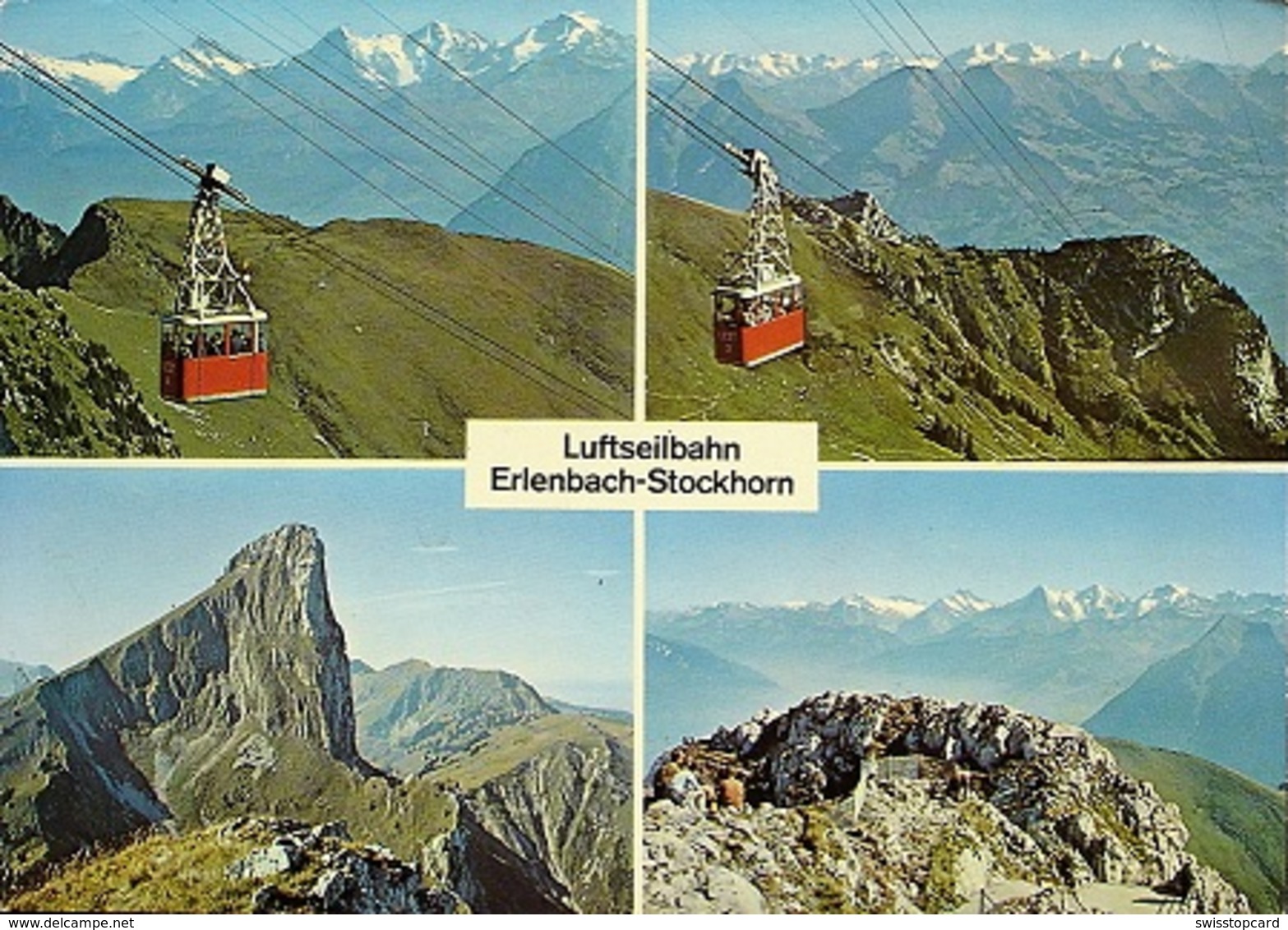 ERLENBACH Luftseilbahn Stockhorn Stempel Bahn SEZ - Erlenbach Im Simmental