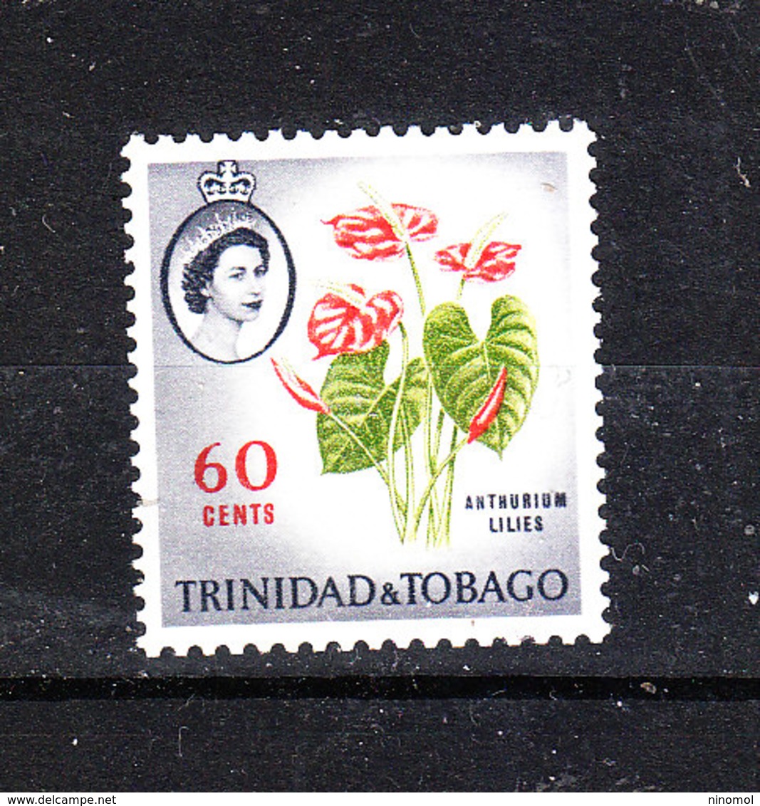 Trinidad &Tobago -1960-66. Lillà. Liliom. Sole Stamp " Flowers "  Of The Ordinary Series. MNH - Altri & Non Classificati