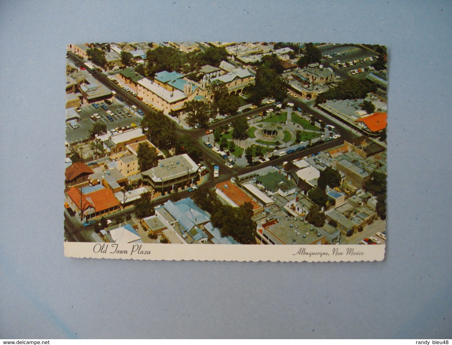 ALBUQUERQUE  -  Old Jown Plaza - View Aérial     -  Nouveau Mexique  -  Etats Unis - Albuquerque