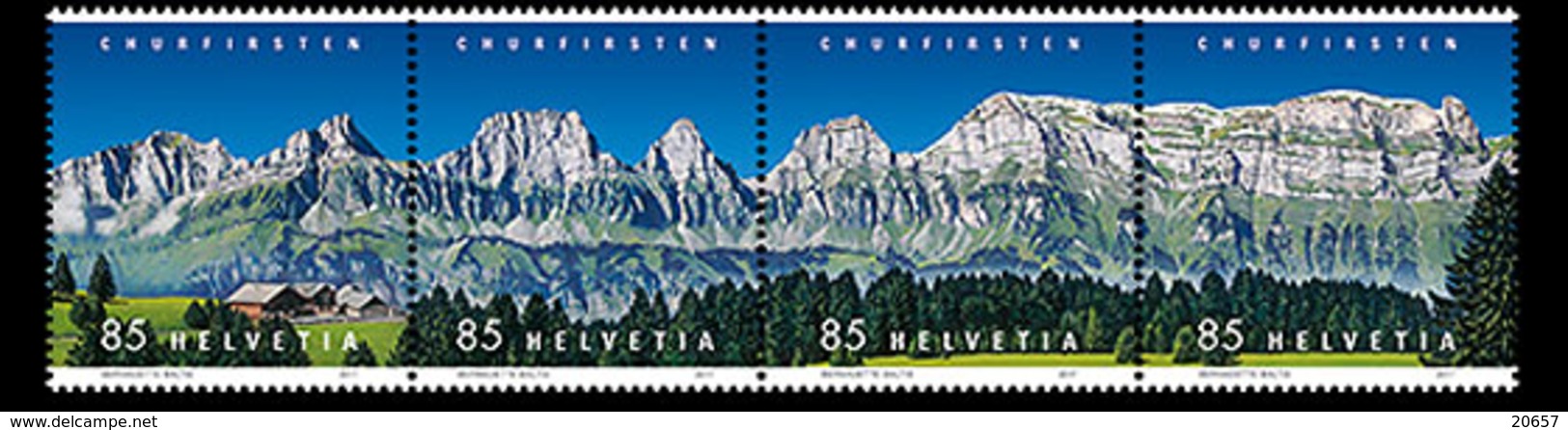 Suisse Helvetia 2419/22 Montagnes - Autres & Non Classés