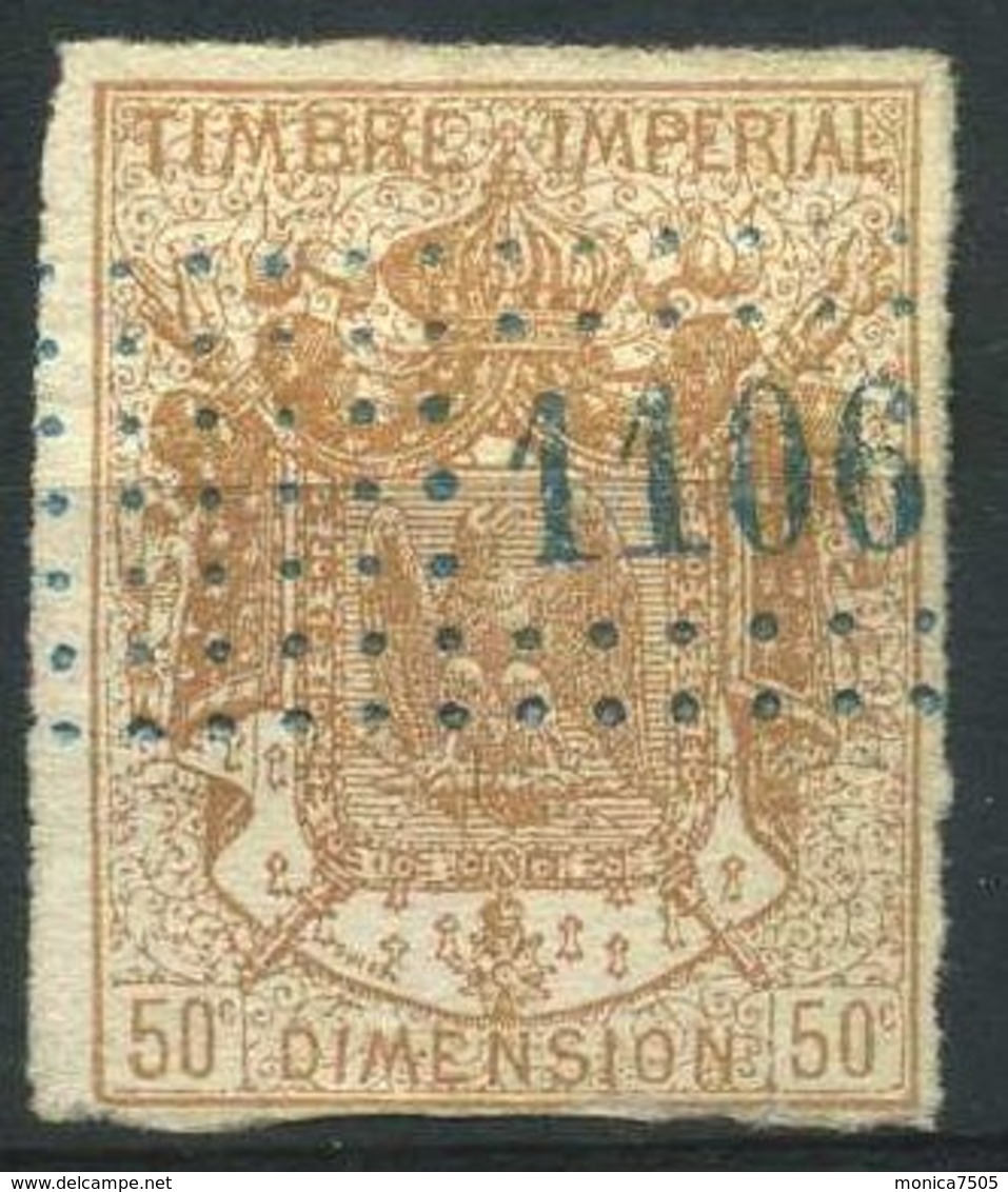 FRANCE ( FISCAUX ) : TIMBRE  IMPERIAL " DIMENSION " A  SAISIR . - Other & Unclassified