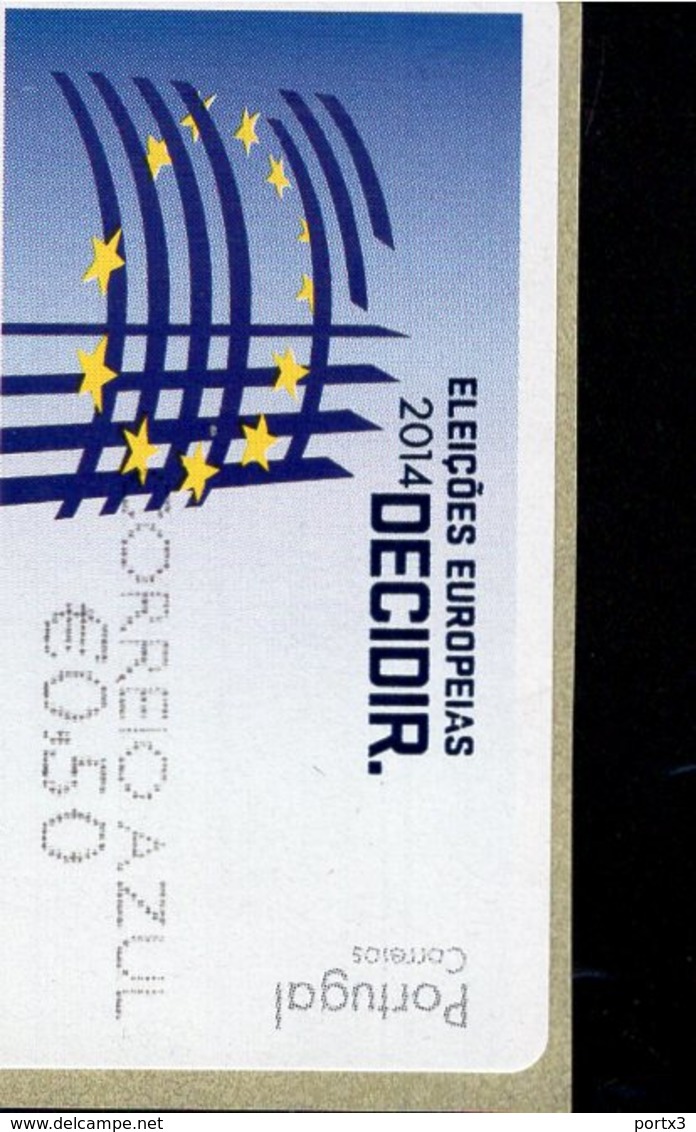 86 Europawahl Correio Azul ** Postfrisch, MNH, Neuf (6) - Automatenmarken [ATM]