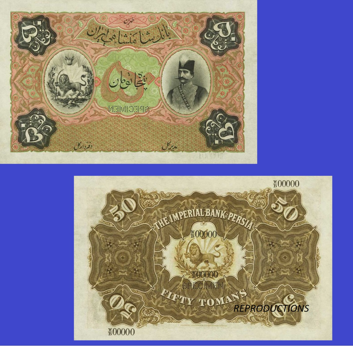 Persia 50 1890 - Iran