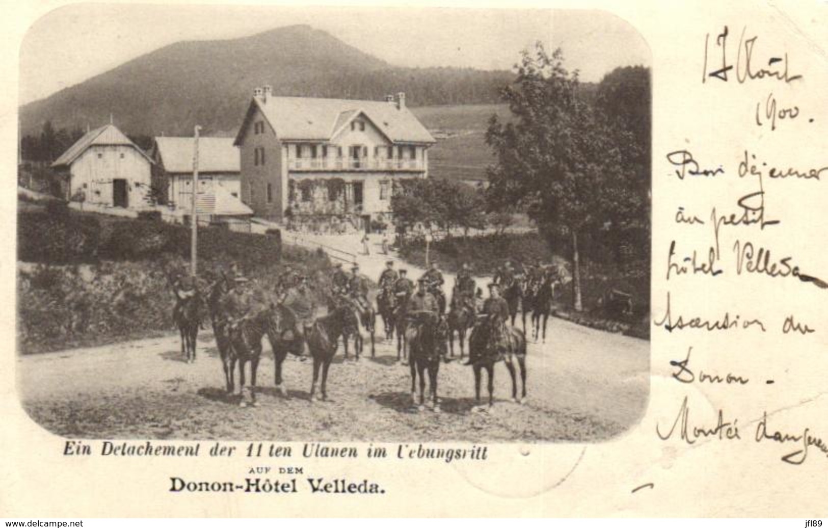 67 - Bas-Rhin - Donon-Hotel Velleda - Régiment De Cavalerie - C 8889 - Altri & Non Classificati