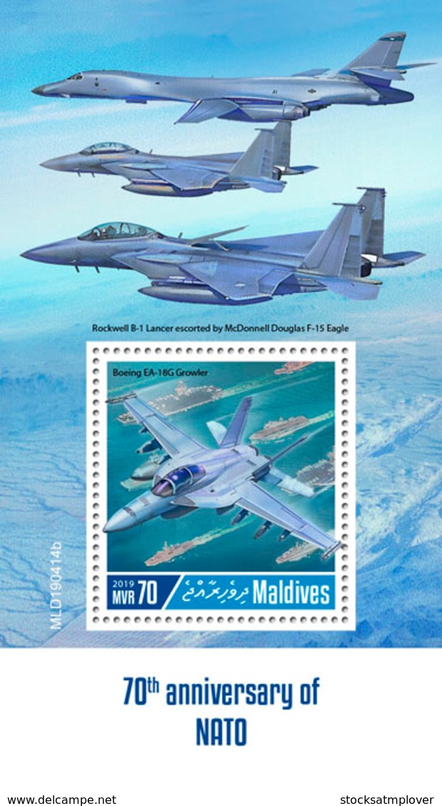 Maldives  2019 NATO  Military Aircrafts  S201907 - Maldives (1965-...)