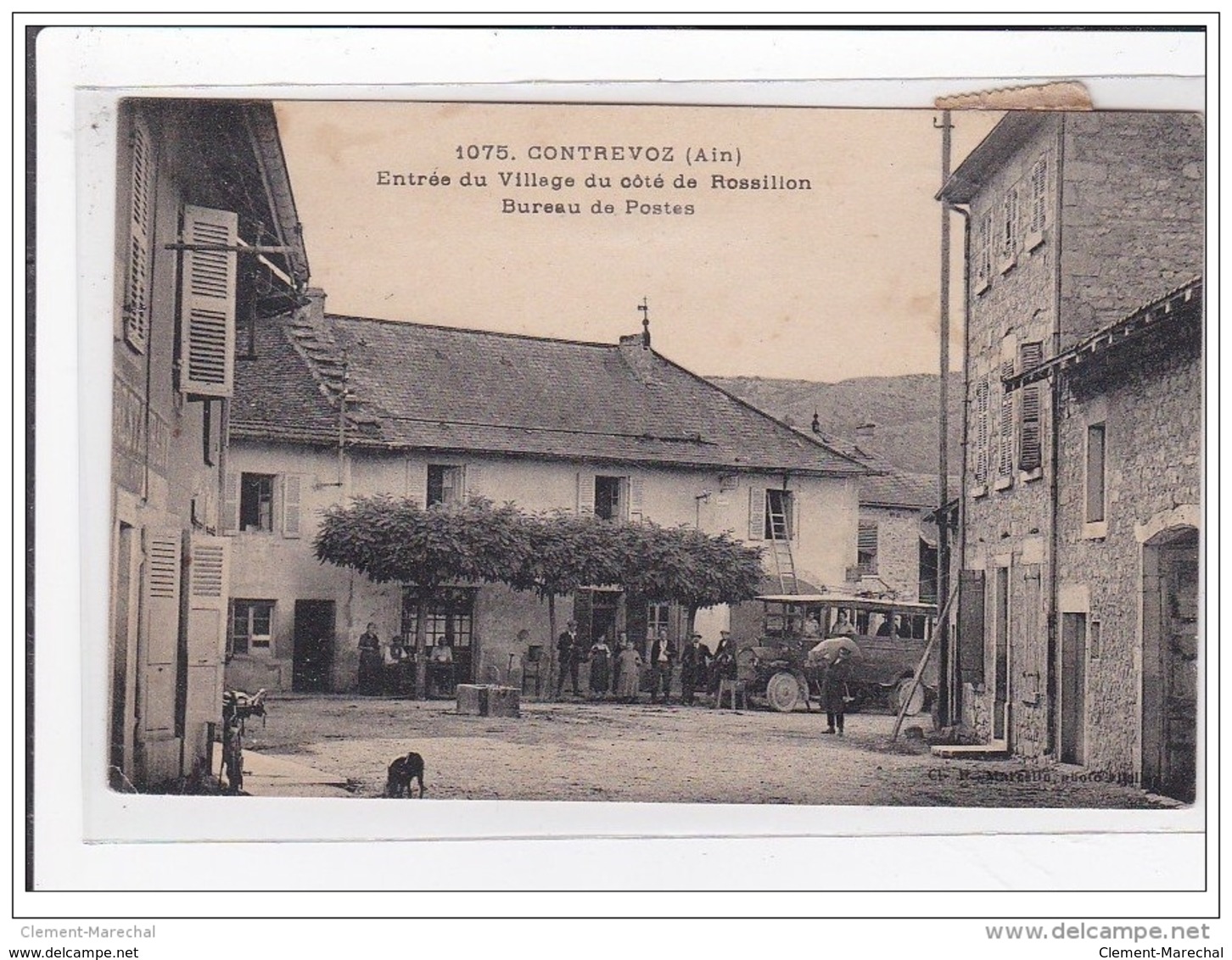 FRANCE : Etrez, Rue Du Village (Poste - Autobus) - Etat - Ohne Zuordnung