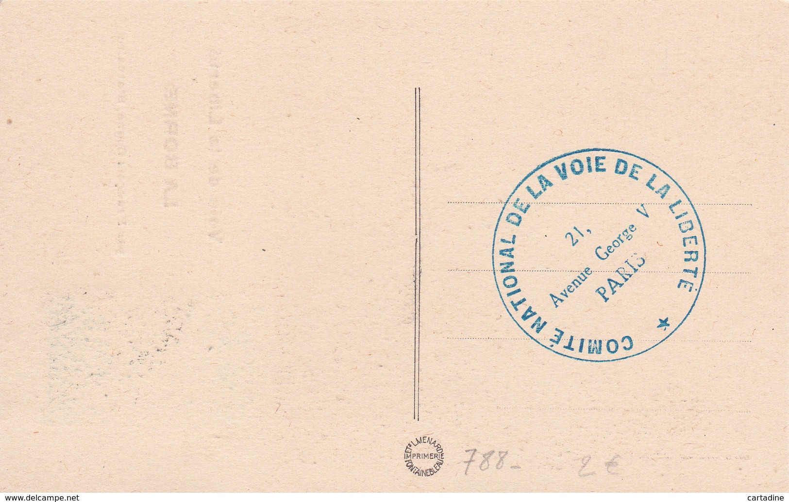 Carte Maximum - La Borne - Voie De La Liberté -  Timbre N° 788 - 1947 - 1940-1949