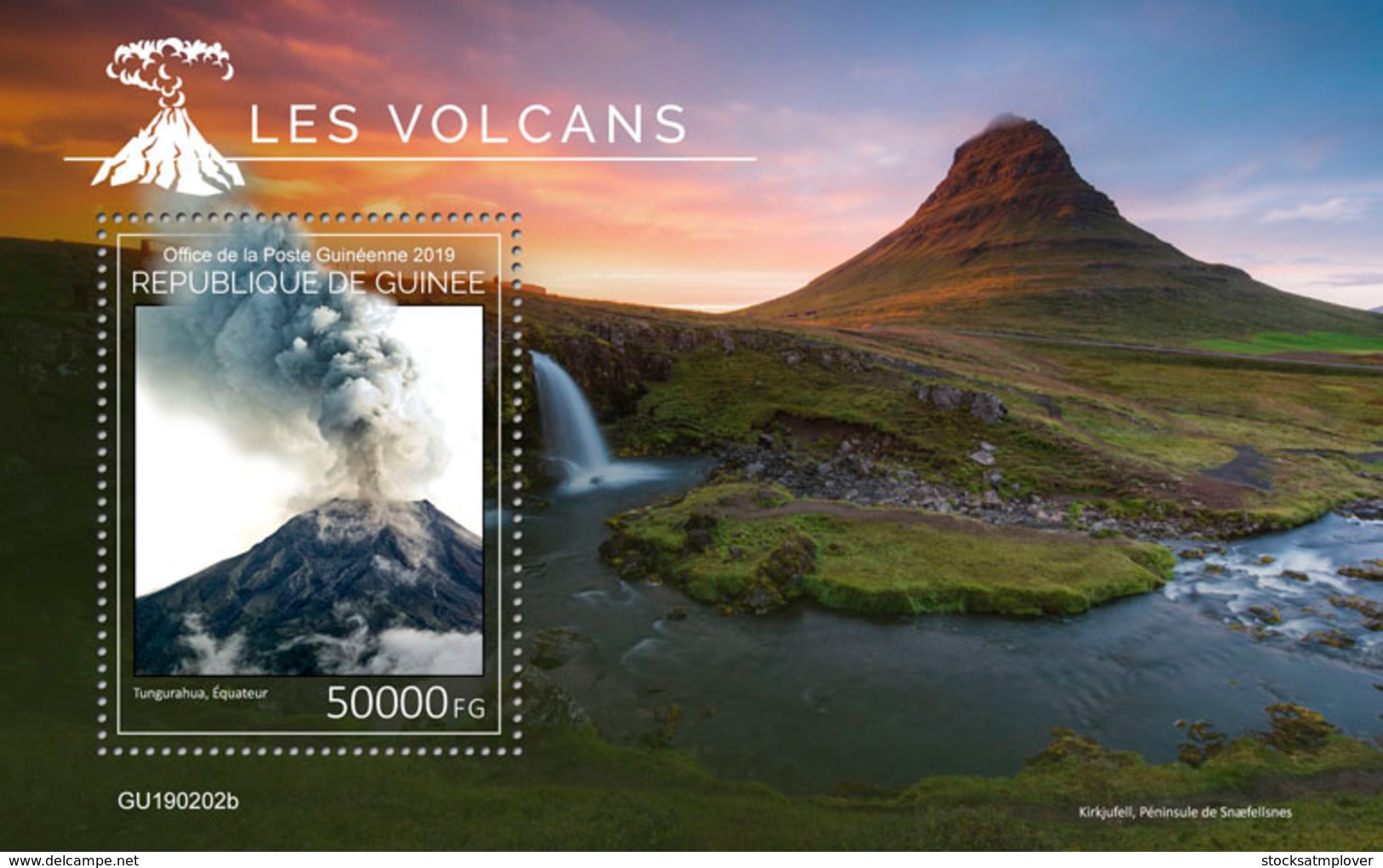 Guinea  2019   Volcanoes S201907 - Guinea (1958-...)