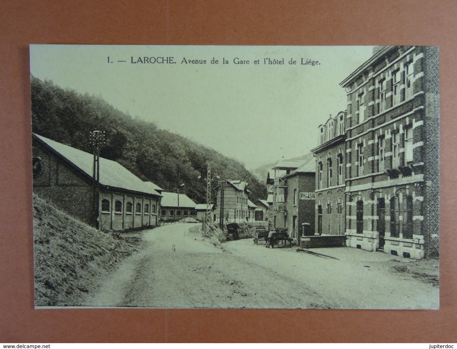 Laroche Avenue De La Gare Et L'hôtel De Liège - La-Roche-en-Ardenne