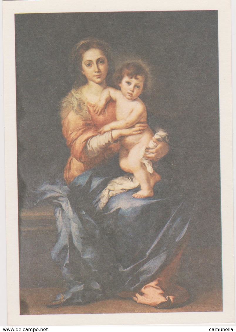 Cartoline Madonne- Madonna Col Babino-murillo - Vergine Maria E Madonne