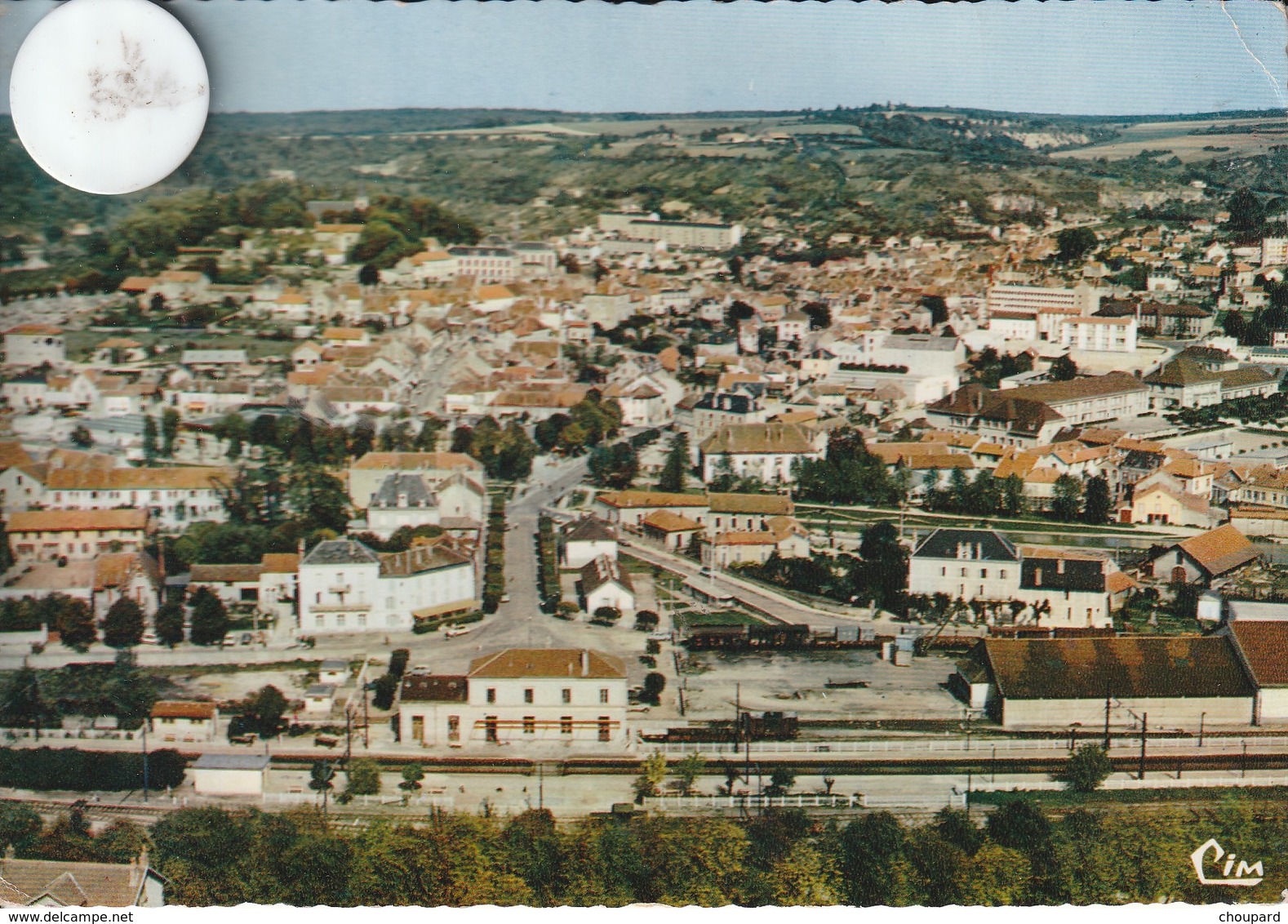 21 - Carte Postale Semi Moderne Dentelée De  MONTBARD  Vue Aérienne - Montbard