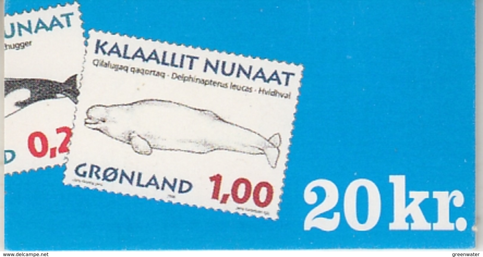 Greenland 1997 Whales Booklet ** Mnh (44310) - Booklets