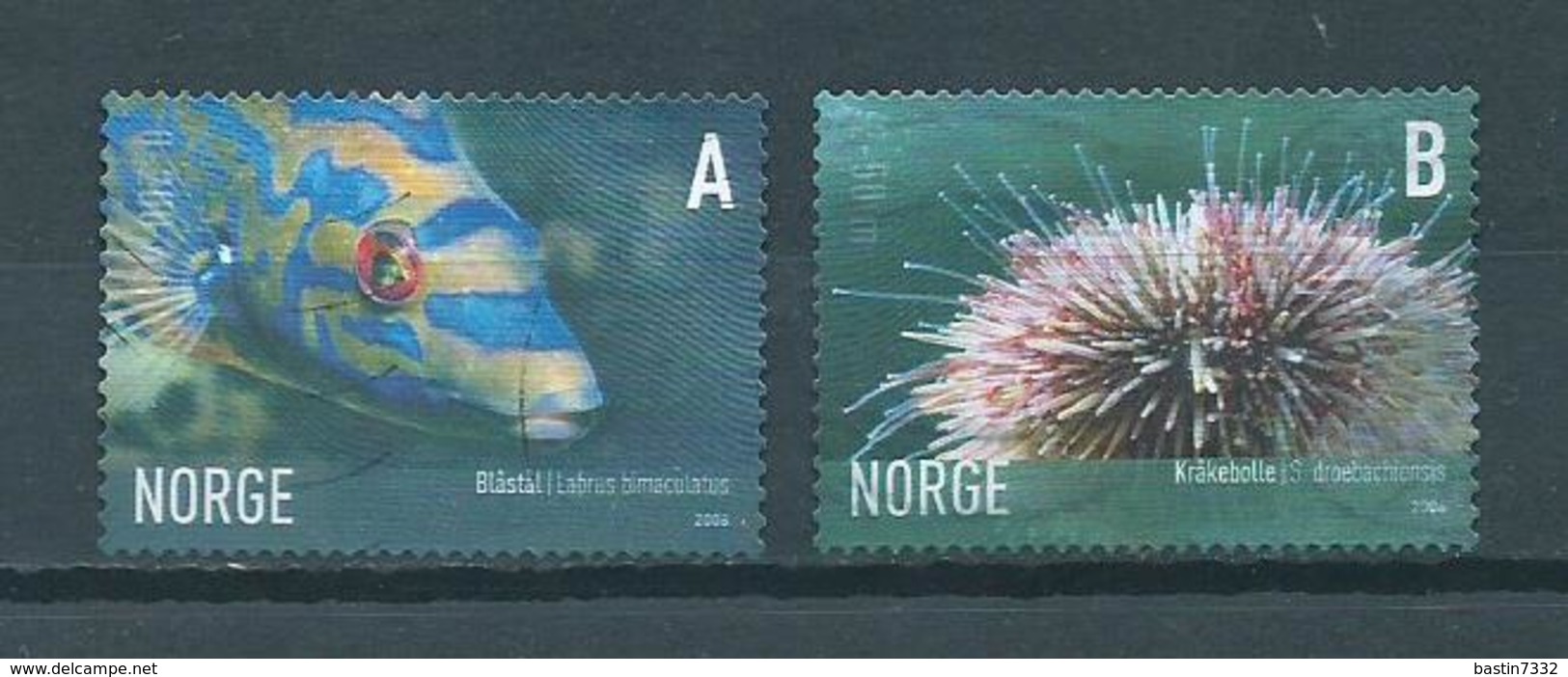 2006 Norway Complete Set Sea Life Used/gebruikt/oblitere - Oblitérés