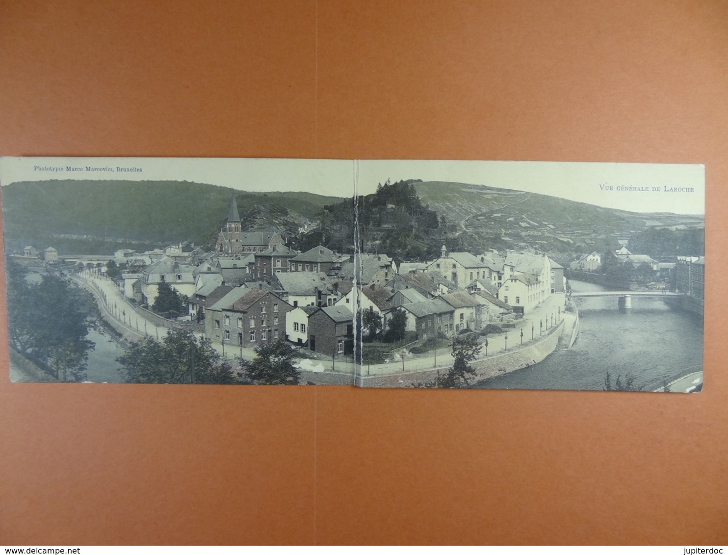 Carte Panoramique Vue Générale De Laroche - La-Roche-en-Ardenne