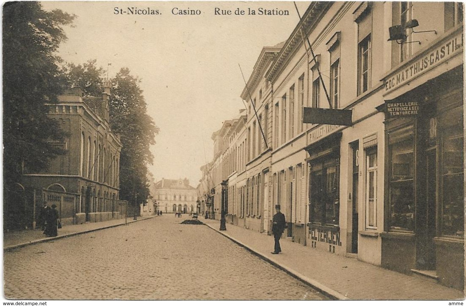 Sint-Niklaas -  St.-Nicolas  *  Casino - Rue De La Station - Sint-Niklaas