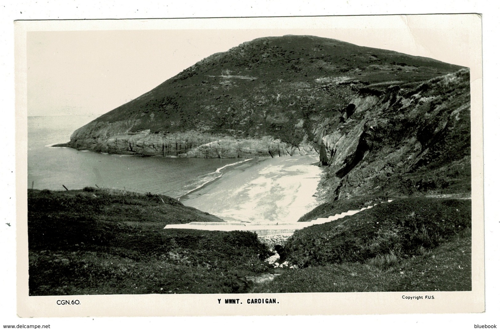 Ref 1324 - Real Photo Postcard - Y Mwnt - Cardigan Wales - Cardiganshire - Cardiganshire