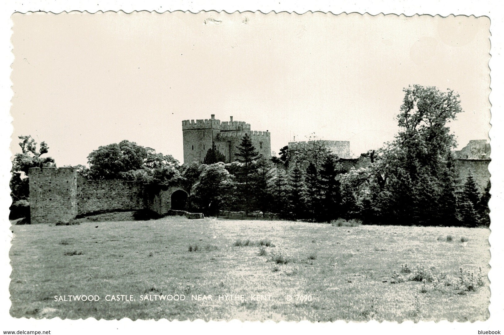 Ref 1324 - Real Photo Postcard - Saltwood Castle Near Hythe - Kent - Other & Unclassified