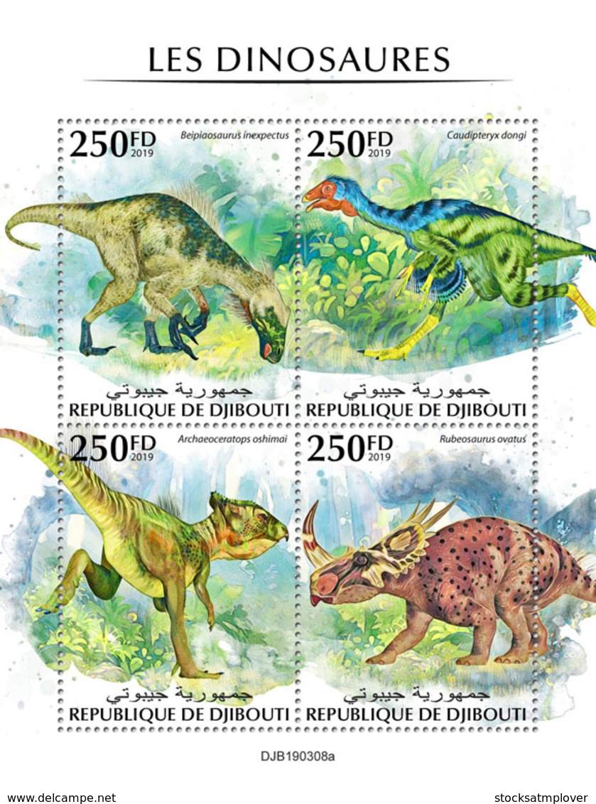 Djibouti   2019  Dinosaurs S201907 - Djibouti (1977-...)