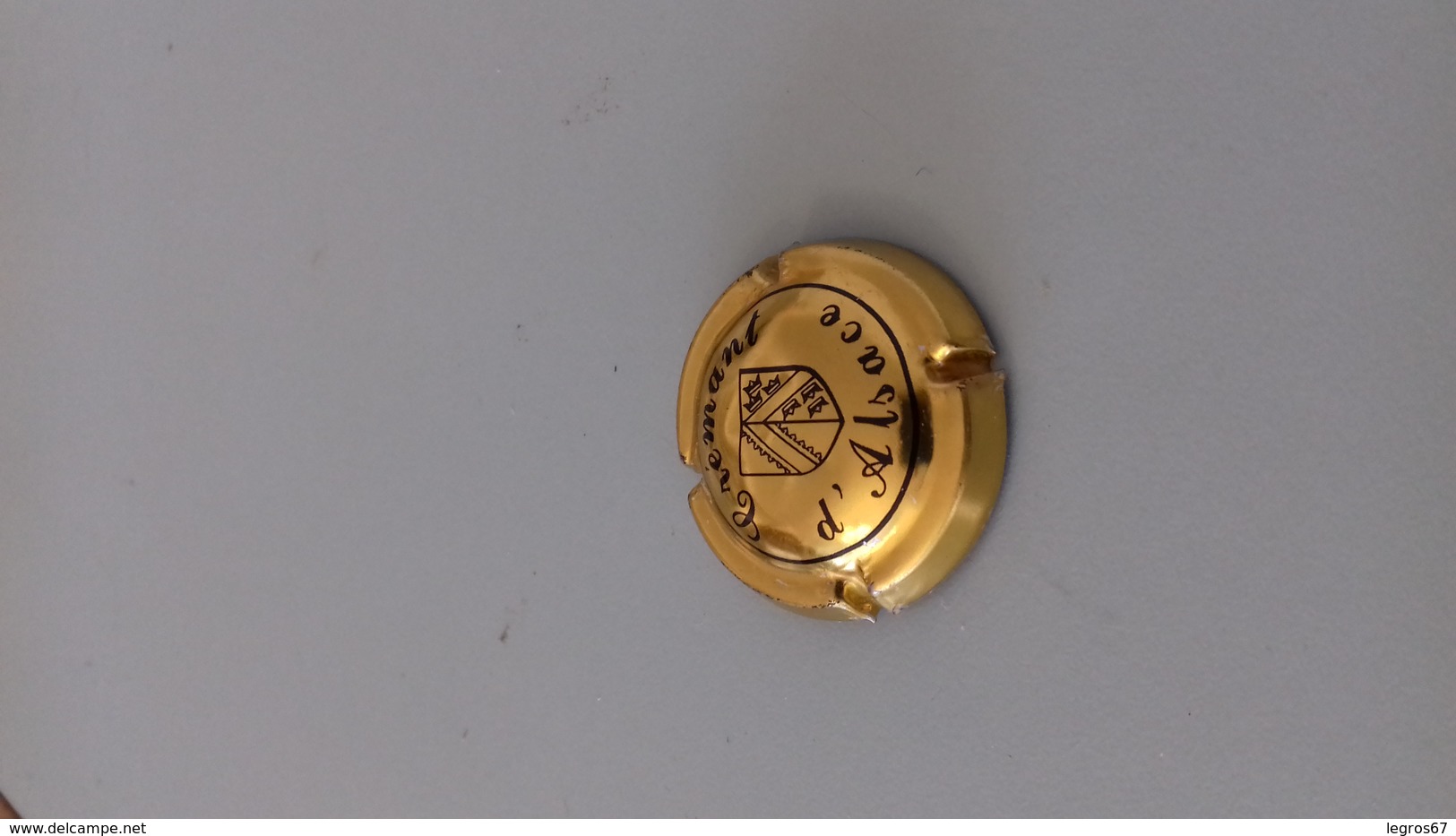 MUSELET CREMANT D'ALSACE BLASON FONDS DORE - Other & Unclassified