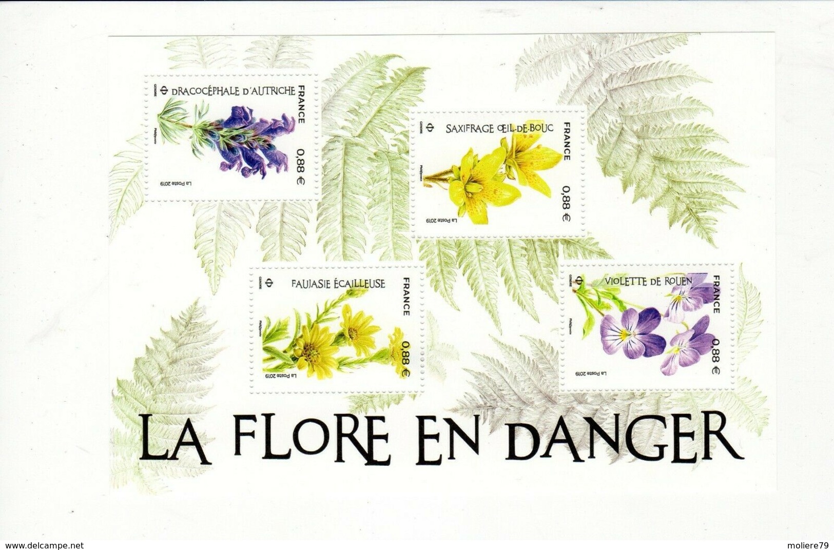 Bloc LA FLORE EN DANGER , Neuf - Neufs