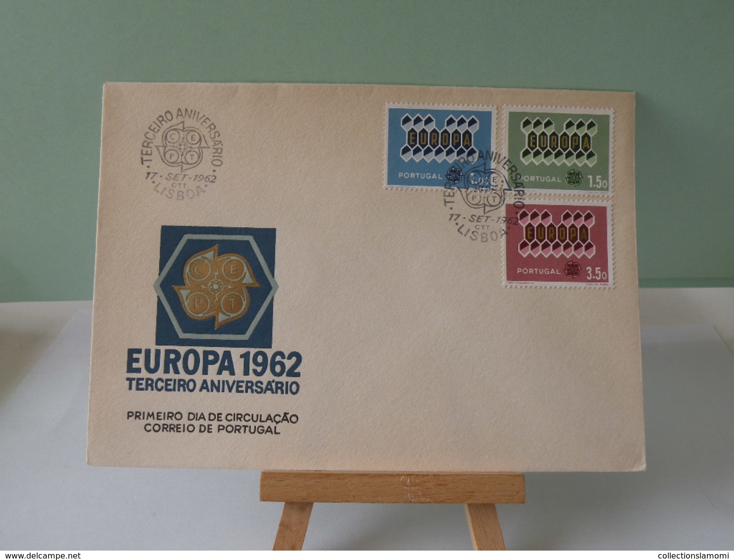 Lettre Portugal - Europa CEPT 1982 - Lisboa (Lisbonne) - 17.9.1962 - Coté ..€ - Cartas & Documentos