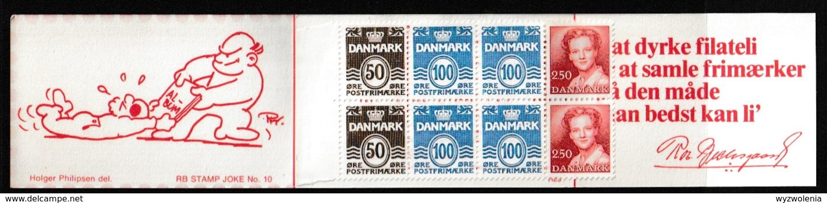 H 276) Dänemark 1983 Markenheftchen Mi# Heftchenblatt 20 ** MH 30: Vater Kind - Booklets