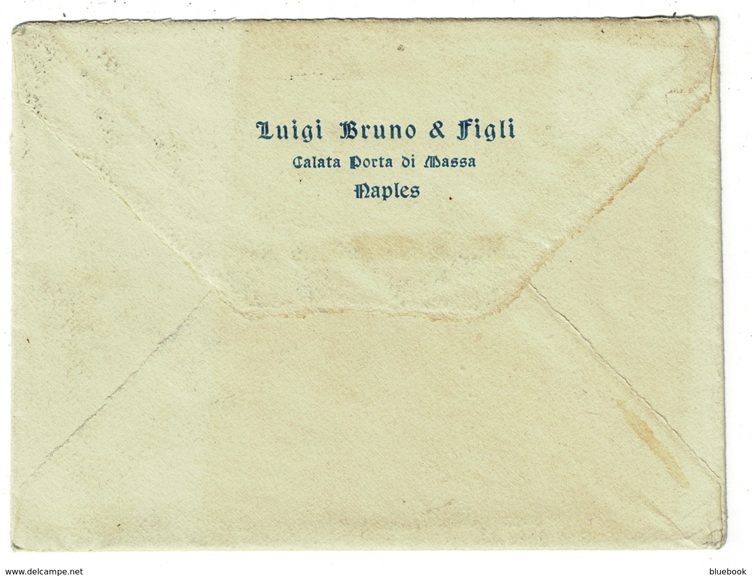 Ref 1316 - 1928 Italy Cover - L1.25 Rate Napoli To Glasgow - Good Slogan Postmark - Marcophilia