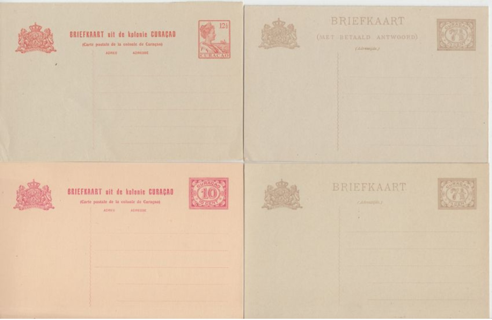 Dutch Colonies - Curacao 13 Different Stationeries Unused Clean Condition - Altri & Non Classificati