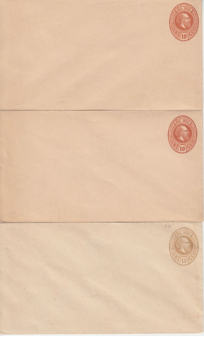 Dutch Colonies - Neth. Indie 6 Different Stationery Covers All Unused - Autres & Non Classés