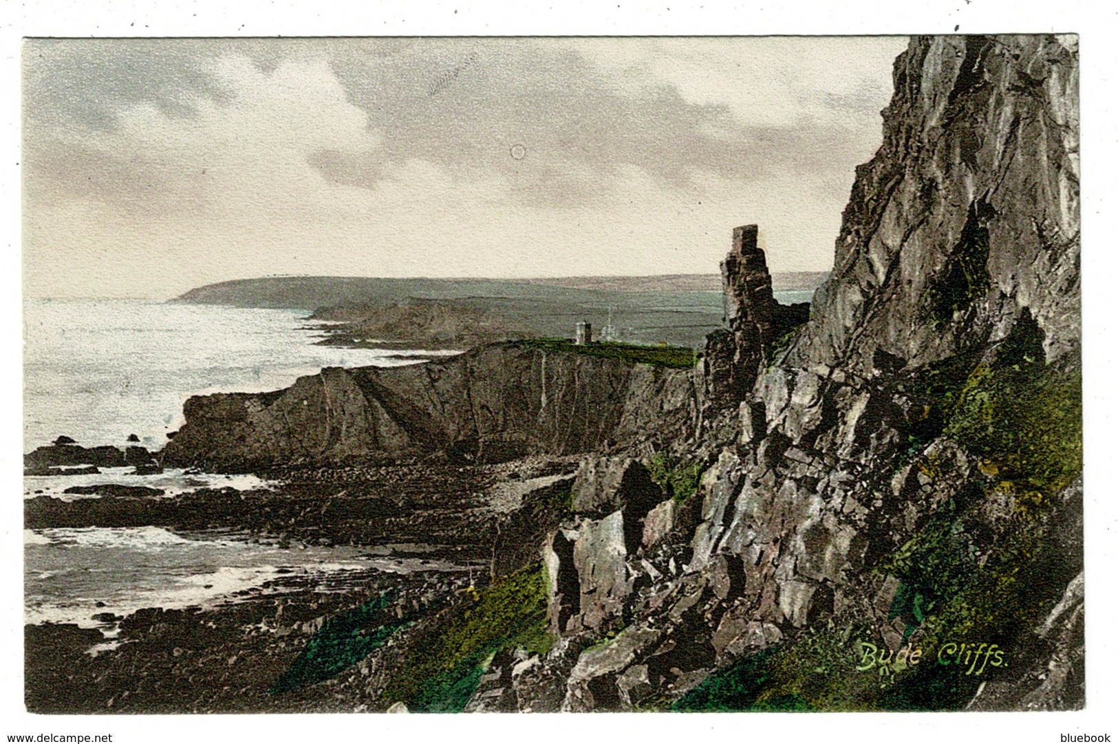 Ref 1326 - Early Postcard - Bude Cliffs - Cornwall - Other & Unclassified