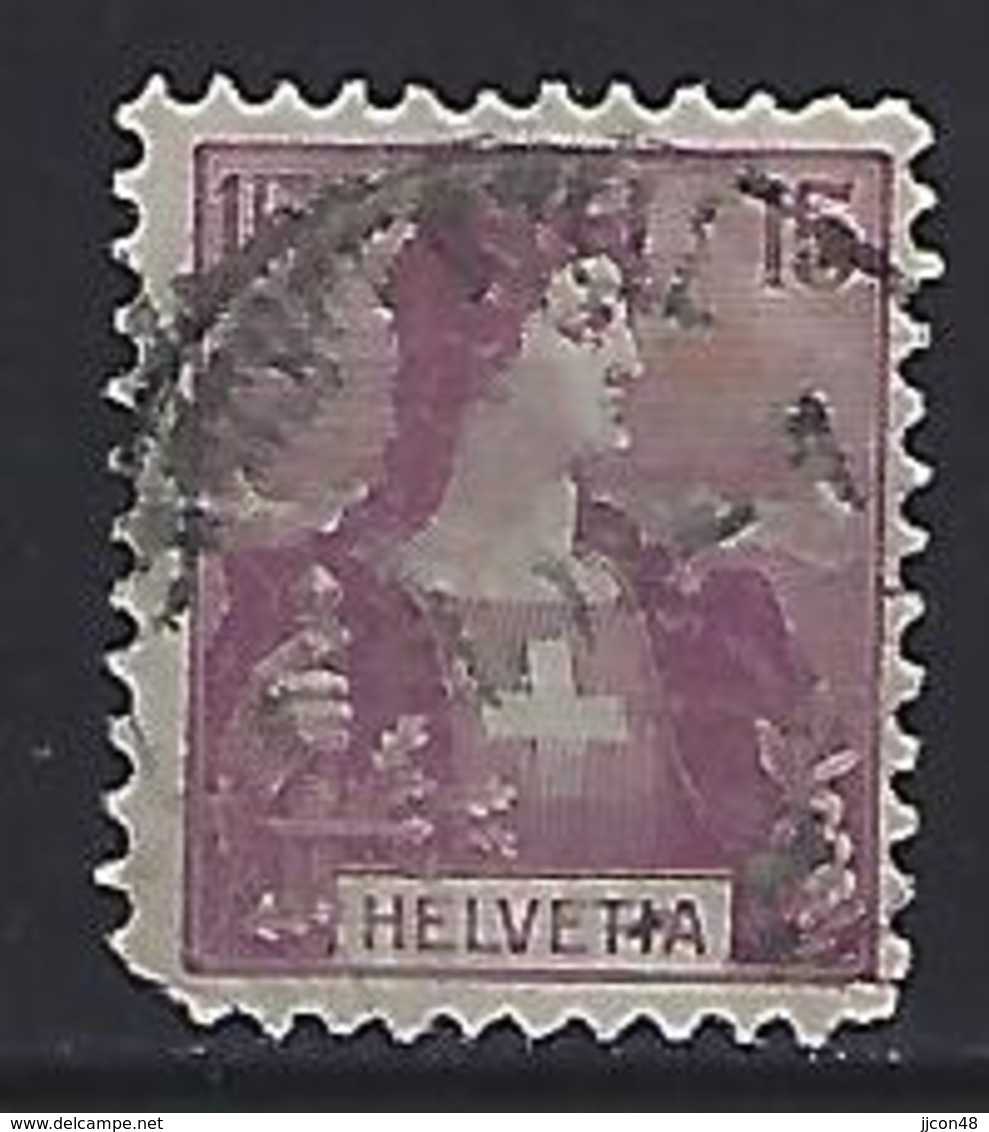 Switzerland 1907  Helvetia (o)  Mi.100 - Used Stamps