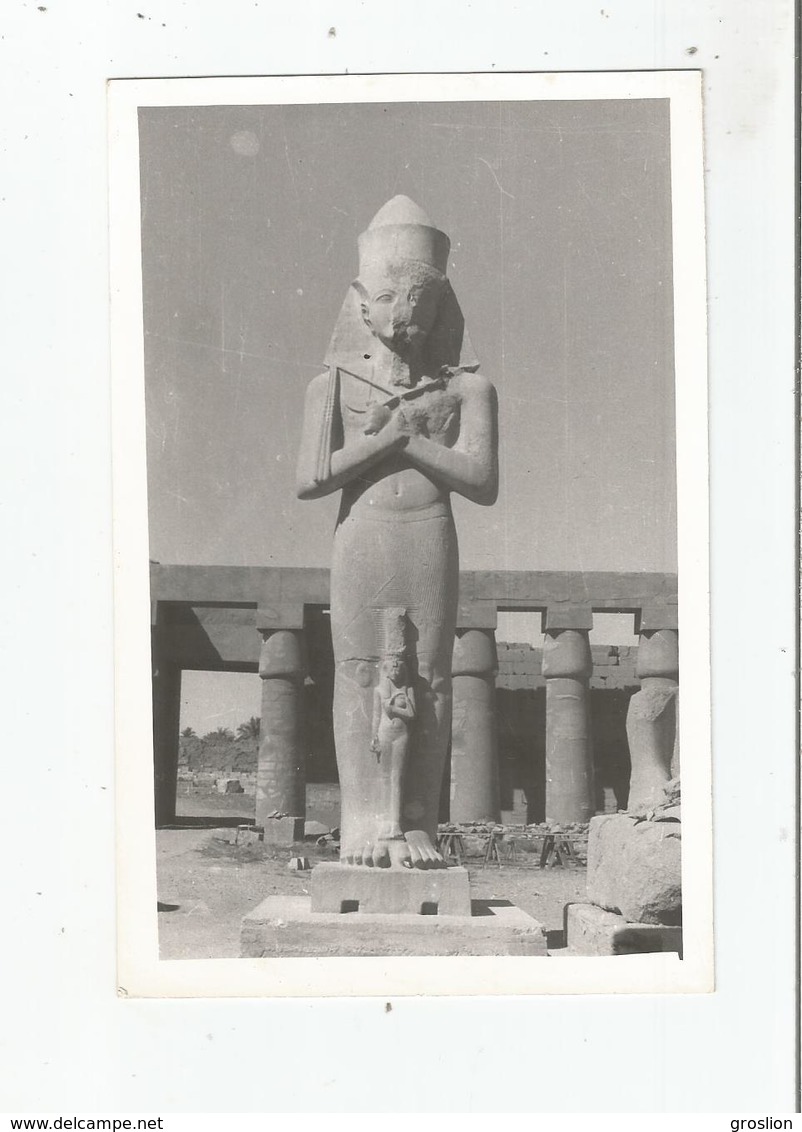 KARNAK TEMPLE STATUE OF RAMSES III AND HIS WIFE - Other & Unclassified