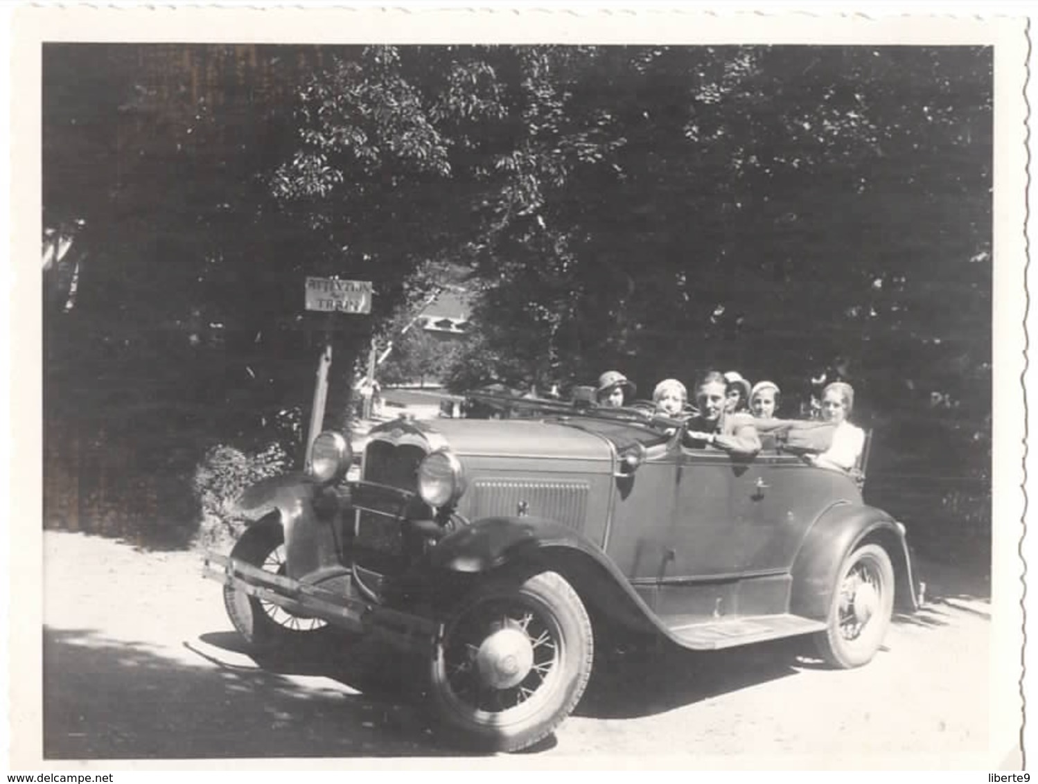 Automobile C.1930 Photo 8x10cm - Automobiles